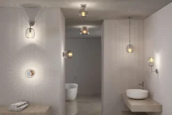 Selection Bathroom Applique Ruya IP44 E14 230V max. 20W gradable Verre Chrome