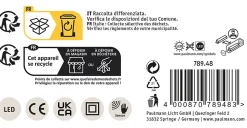 Selection Bathroom Éclairage de miroir LED Luno IP44 White Switch 550lm 230V 6W Alu