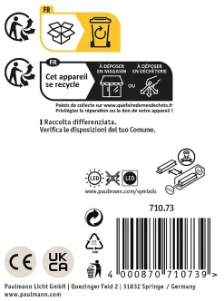 Selection Bathroom Luminaire en suspension LED Gove IP44 3000K 900lm 9W Noir mat Satiné