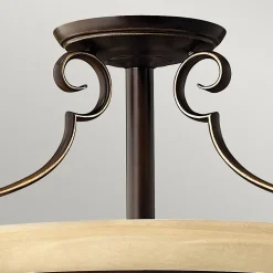 Semi-plafonnier Cello 2 lumières