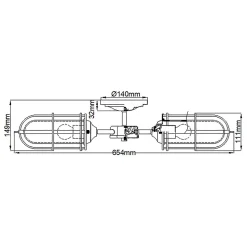 Semi-plafonnier Urban Restoration 3 lumières