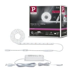 SimpLED Power Strip LED Blanc neutre avec Dimm/Switch Kit complet 3m revêtue 33W 1100lm/m 72 LEDs/m 4000K 48VA