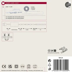 SimpLED Power Strip LED Blanc neutre avec Dimm/Switch Kit complet 3m revêtue 33W 1100lm/m 72 LEDs/m 4000K 48VA