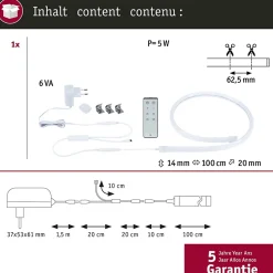 SimpLED Strip LED Delta Kit complet 1m revêtue 4,5W 660lm/m 3000K