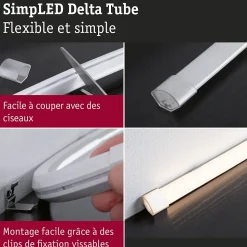 SimpLED Strip LED Delta Kit complet 1m revêtue 4,5W 660lm/m 3000K