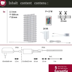 SimpLED Strip LED Full-Line COB Kit complet 5m 14,5W 140lm/m 840 LEDs/m RGB 24VA