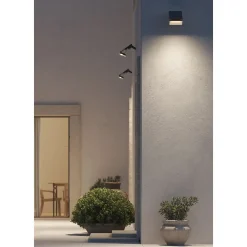 Sky Solar Sensor - Lampe solaire LED avec détecteur mouvement et de crépuscule, 8 W, 1 600 lm, 4000K, IP54 - Beneito Faure - Noir