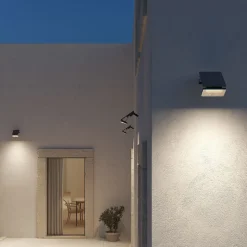 Sky Solar Sensor - Lampe solaire LED avec détecteur mouvement et de crépuscule, 8 W, 1600 lm, 4000K, IP54 - Beneito Faure - Blanc