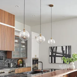 Skye Lisa McDennon par Hinkley Suspension à 1 lumière Héritage Laiton