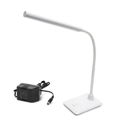 SLIM: Lampe de bureau LED 510 lumen,6W, interrupteur tactile, blanc