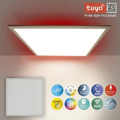 Smart Home LED Backlight Panel 45 cm metal plastique LED integrees nombreuses fonctions luminaire encastre