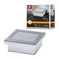 Solar Encastré de sol LED Aron Détecteur de mouvement IP67 3000K 12lm Blanc