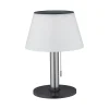 Solar Lampe à poser LED 3-Step-Dim Lillesol IP44 3000K 45lm Acier inoxydable