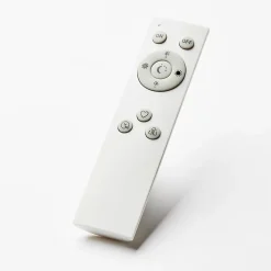 SORELL plafonnier carré blanc LED intégrée 24W plastique - dim.42x42cm - ampoule incluse