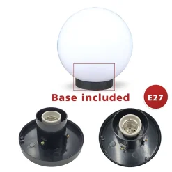 Sphère d'extérieur en PMMA, 400mm, E27, blanche