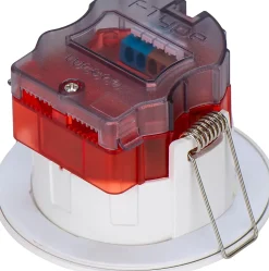 Spot à Led encastrable dimmable 550 lm Ø.9 cm Luceco vendu par 5 pièces