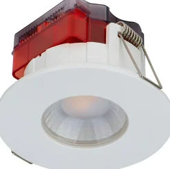 Spot à Led encastrable dimmable 515 lm Ø.9 cm Luceco vendu par 5 pièces