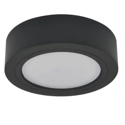 Spot à pile Mohun LED intégrée variation de blancs IP20 dimmable 50lm 1W Ø8xH.2,5cm noir GoodHome