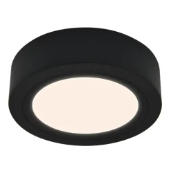 Spot à pile Mohun LED intégrée variation de blancs IP20 dimmable 50lm 1W Ø8xH.2,5cm noir GoodHome