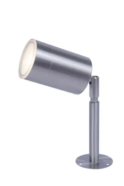 Spot à piquer Candiac LED intégrée 380lm IP44 GoodHome chrome