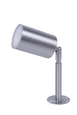 Spot à piquer Candiac LED intégrée 380lm IP44 GoodHome chrome