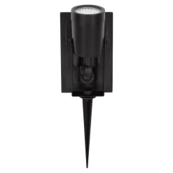 Spot à piquer extérieur solaire LED intégrée Adjuma noir 190lm 2,8W IP44 GoodHome