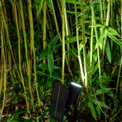 Spot à piquer extérieur solaire LED intégrée Adjuma noir 190lm 2,8W IP44 GoodHome