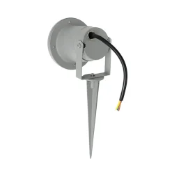 Spot à Piquer LED Extérieur IP44 Gris pour Ampoule GU10 - SILAMP