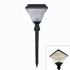 Spot à Piquer Solaire Crépusculaire IP65 2W - Blanc Chaud 2300K - 3500K - SILAMP