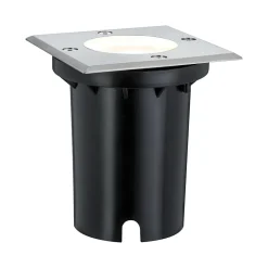 Spot au sol encastrable carré gris GU10 integré 230lm IP67 3,5W Paulmann