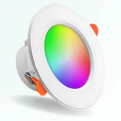 Spot connecté à encastrer type downlight 3.5" 10w - wifi - rgbw
