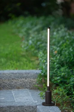 Spot de jardin LORNEX en aluminium avec LED intégré - Noir - Lucide