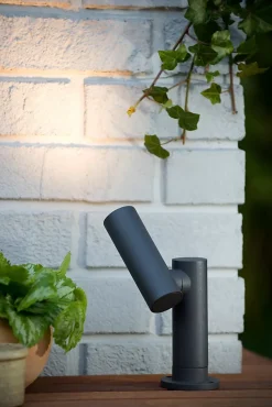 Spot de jardin TATUM en aluminium avec LED intégré - Anthracite - Lucide