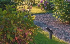 Spot de jardin TATUM en aluminium avec LED intégré - Anthracite - Lucide