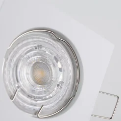 Spot de plafond encastrable Rami White IP20, carré, blanc, EDO777316 EDO