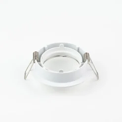 Spot de plafond encastrable orientable Ziva Ker White IP20, rond, blanc, EDO777312 EDO