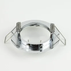 Spot de plafond encastrable Ziva Chrome IP20, rond, chromé, EDO777309 EDO