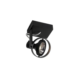 Spot de plafond master - 1 lumière - L 110 mm - Noir - Moderne - Éclairage intérieur - Salon I Chambre I Cuisine I Salle à manger