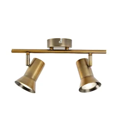 Spot de plafond orientable et inclinable bronze - Karin 2