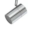 Spot de salle de bain 4 lumières GU10 5W IP44 GoodHome argent