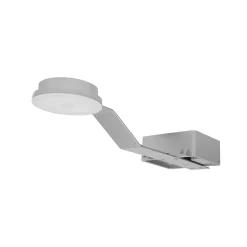 Spot de salle de bain Emera LED intégrée 480lm 7W IP44 variable GoodHome argent