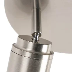 Spot de salle de bain moderne en acier 2 lumières IP44 - Ducha