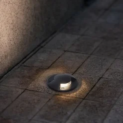 Spot de sol moderne noir GU10 50mm à 2 lumières IP65 - Cellar