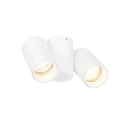 Spot design blanc 2 lumières orientables - Michael