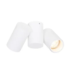 Spot design blanc 2 lumières orientables - Michael