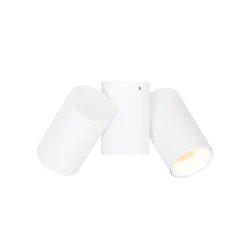 Spot design blanc 2 lumières orientables - Michael