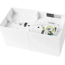 Spot design blanc rectangulaire 2 lumières - Box