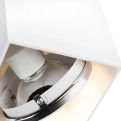Spot design blanc rectangulaire 2 lumières - Box
