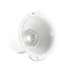 Spot downlight led encastrable 8W rond 90mm Blanc, Anti-éblouissant CCT4 étanche IP44