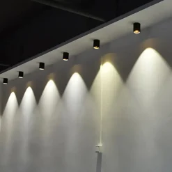 Spot en Saillie LED Noir pour Ampoule GU10 - SILAMP